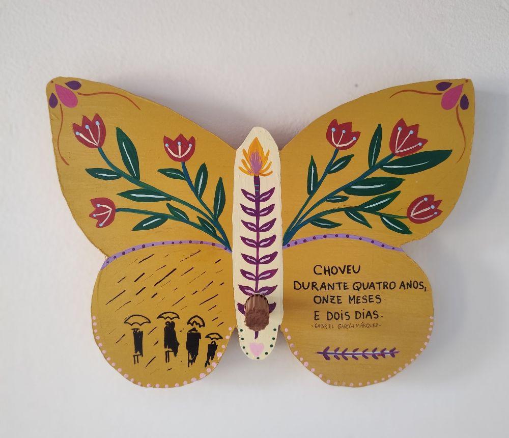 Quadro Borboleta - Cem Anos De Solidão