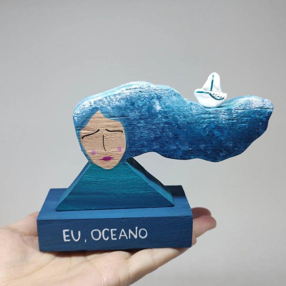 Eu, Oceano - Peça Artesanal