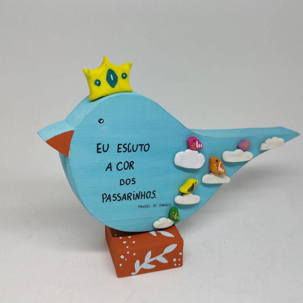 Cor De Passarinho Peça Artesanal