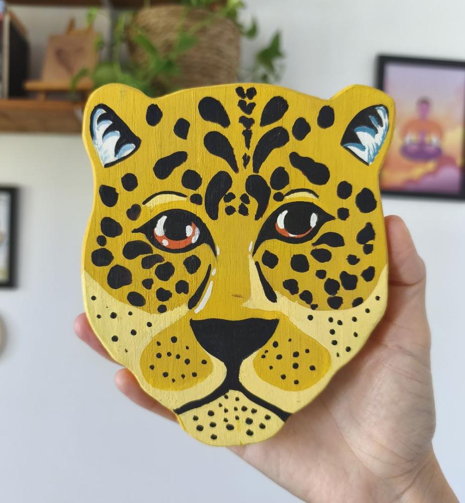 Máscara De Parede Onça Pintada