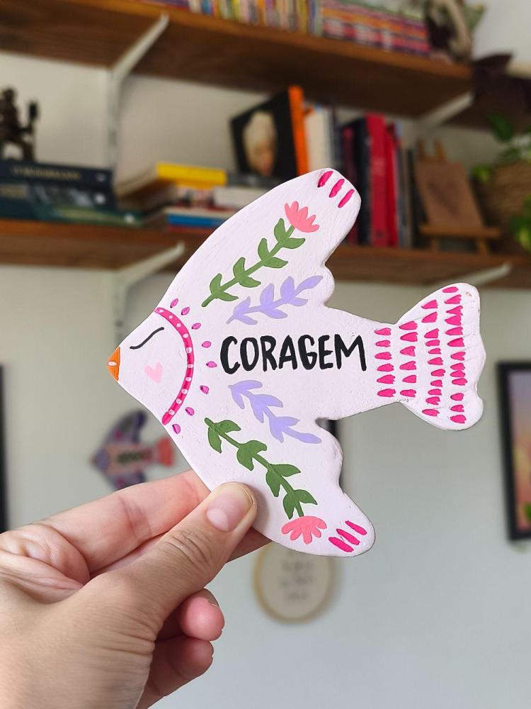 Passarinho Cerâmica Coragem