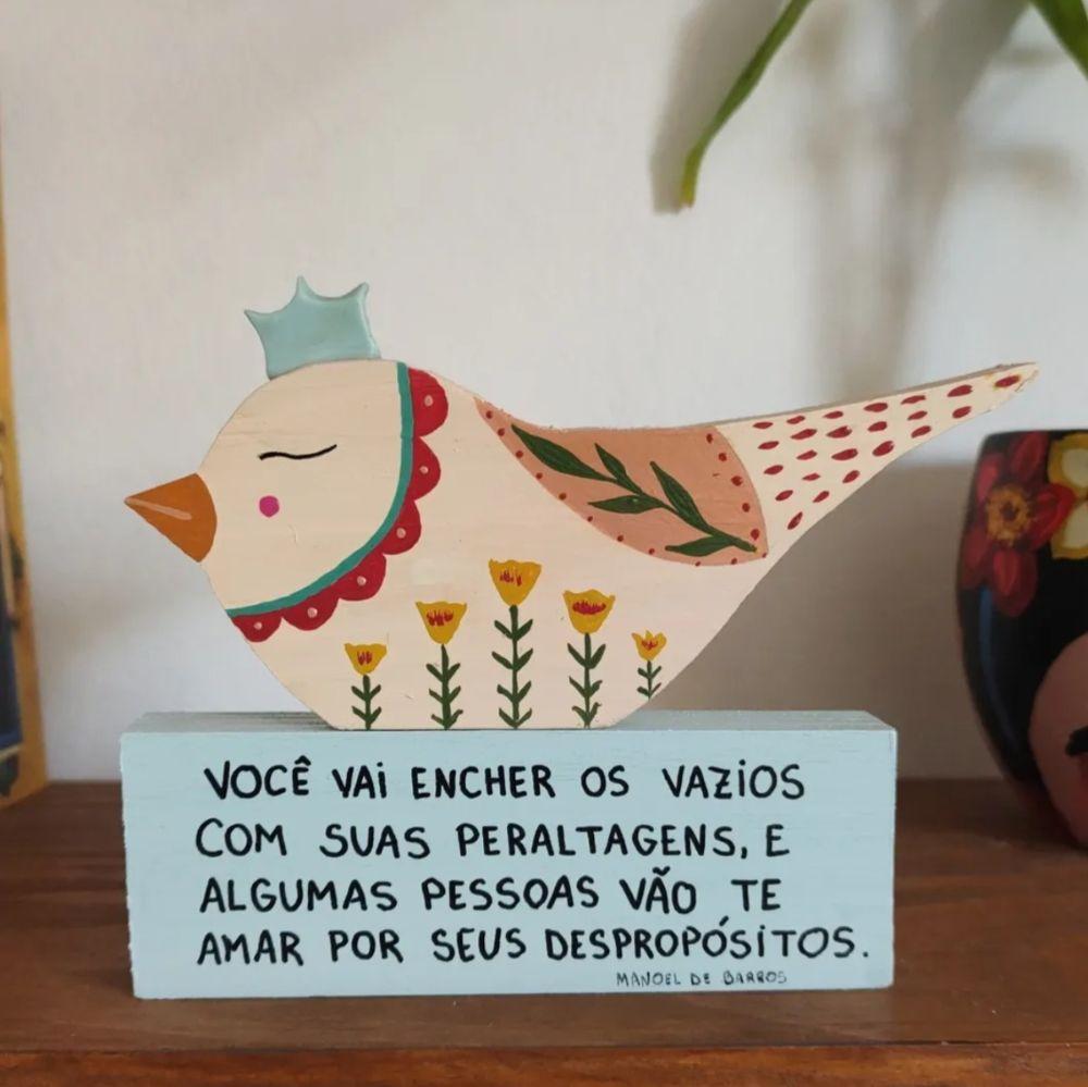 Passarinho Poético Manoel De Barros