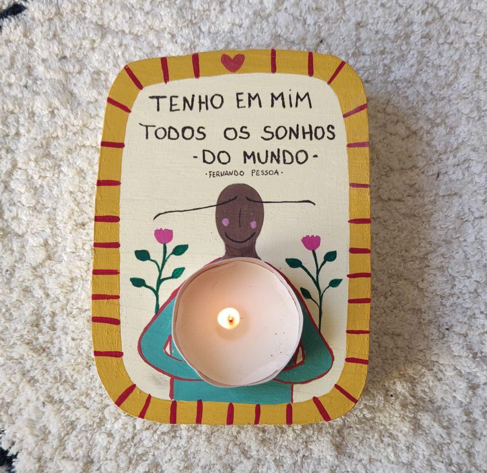 Suporte De Velas Sonhos