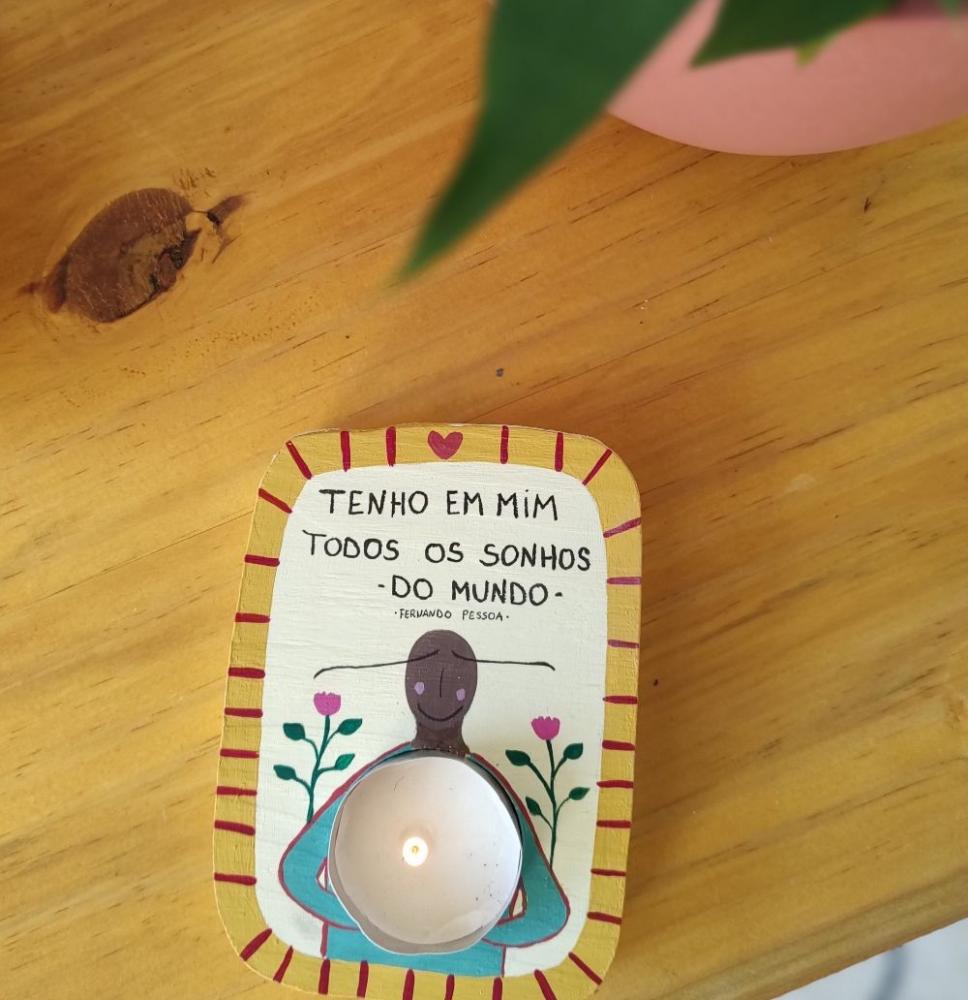 Suporte De Velas Sonhos