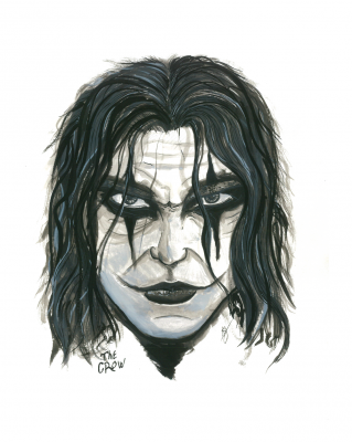 Ilustração Releitura O Corvo