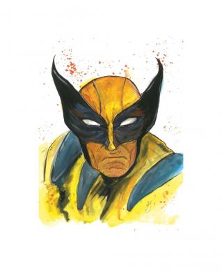 Ilustração Releitura Wolverine